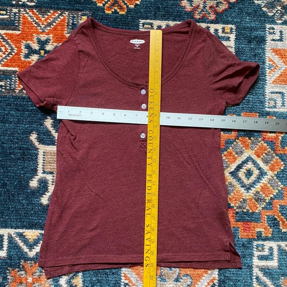 4/$12 or 3/$9  ON Slim Fit Button Front T